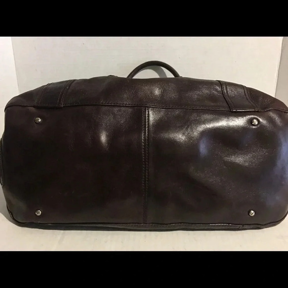 Cole Haan Black distressed leather hobo bag - Picture 2 of 8